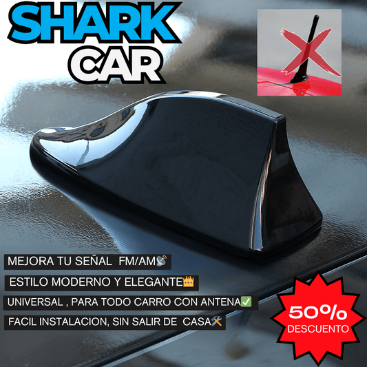 "SHARK CAR ®️" Antena aleta de tiburon Universal