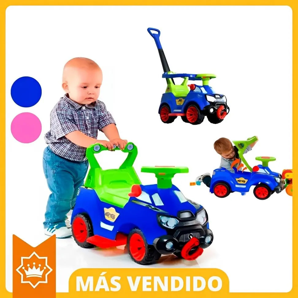 "Camper Toys" Carro Paseador y Montable 3 en 1