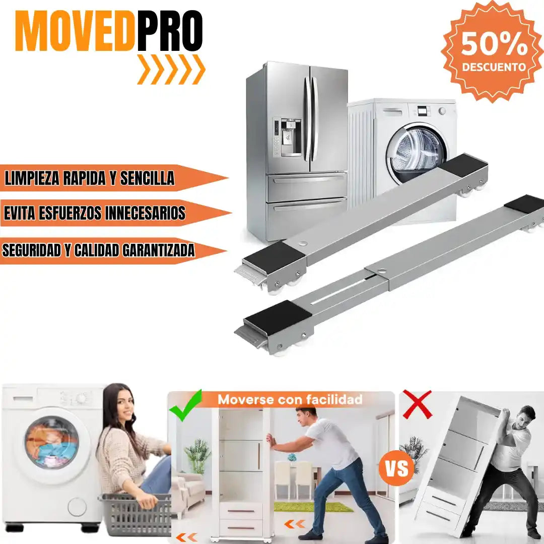 "MOVEDPRO" Soportes móviles de hierro - Precio por par